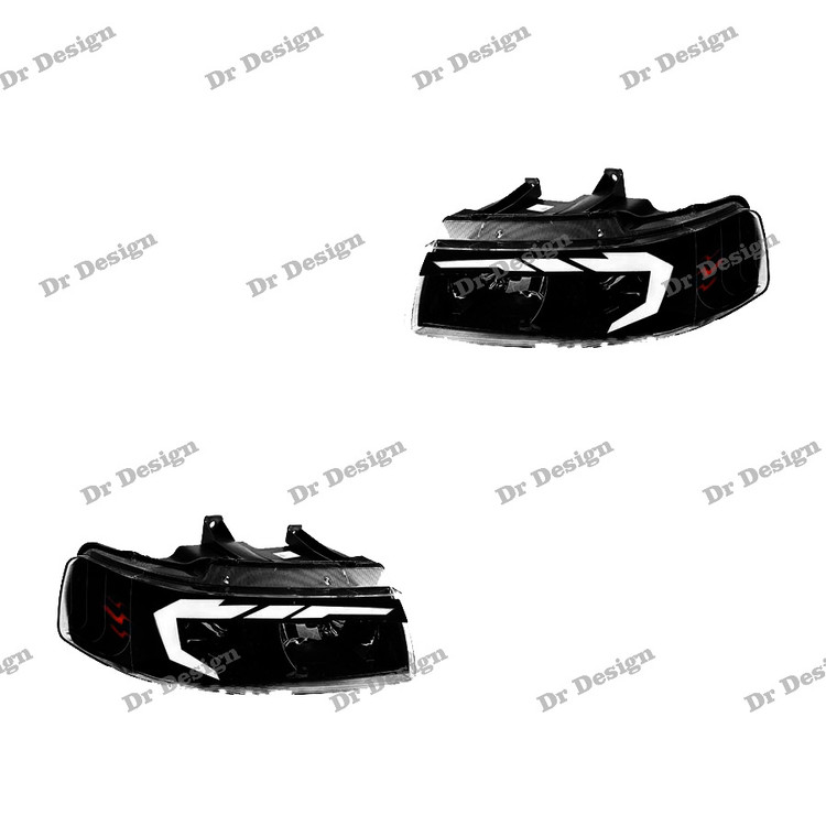 چراغ جلو اسپرت سمند طرح ویلد سفید