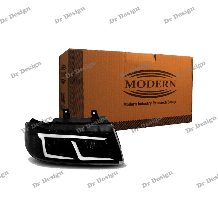 چراغ جلو اسپرت سمند مدرن طرح آبشاری سفید