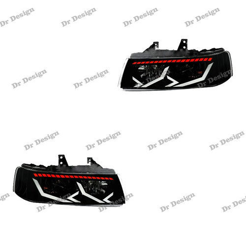 چراغ جلو اسپرت سمند طرح لامبورگینی داخل مشکی