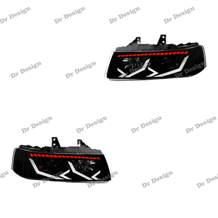 چراغ جلو اسپرت سمند طرح لامبورگینی داخل مشکی