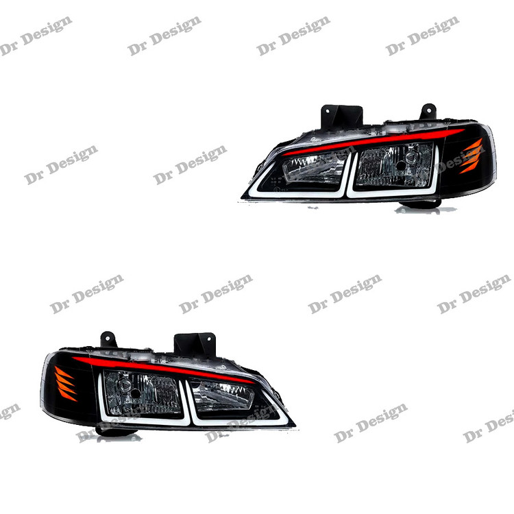 چراغ اسپرت پارس طرح بی ام و سفید قرمز