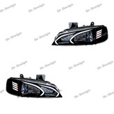 چراغ اسپرت پارس مدل بنز سفید