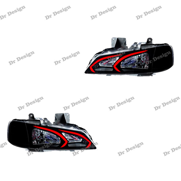 چراغ اسپرت پارس مدل بنز سفید انبه ای