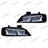 چراغ جلو اسپرت پارس طرح اونتادور سفید