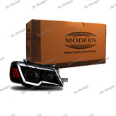 چراغ جلو اسپرت پراید مدرن طرح آواتار سفید