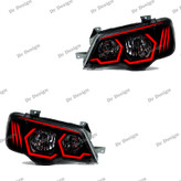 چراغ اسپرت پراید 132 ، 111 طرح بی ام و قرمز