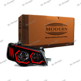 چراغ اسپرت پراید مدرن 132 ، 111 طرح بی ام و قرمز