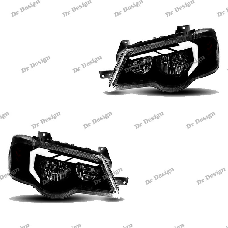 چراغ اسپرت پراید 132 ، 111 طرح ویلد داخل مشکی