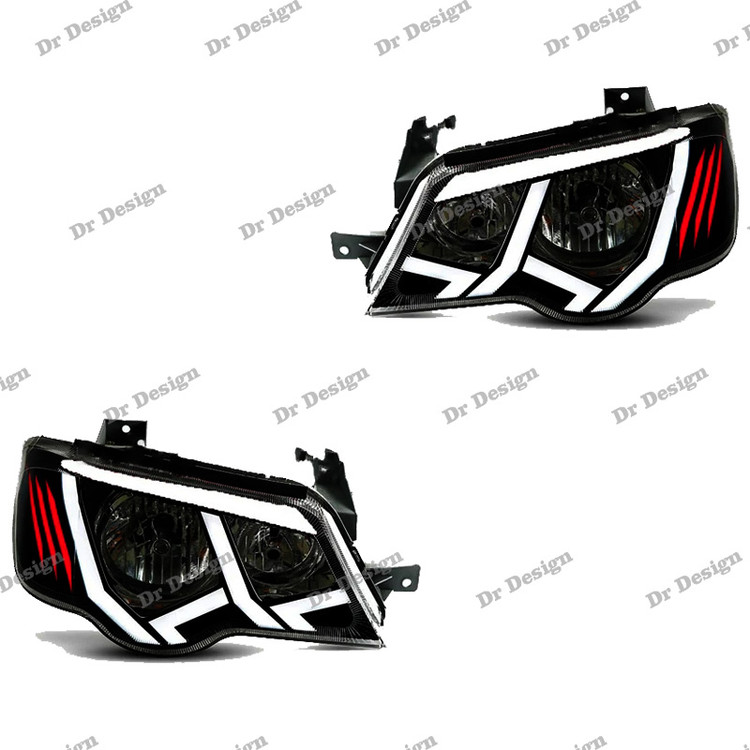 چراغ جلو اسپرت پراید مدل لامبورگینی سفید