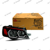 چراغ جلو اسپرت پراید 111 و 132 جمع ساز مدل هگزا سفید قرمز