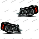 چراغ جلو اسپرت پراید 111 و 132 مدل هگزا سفید