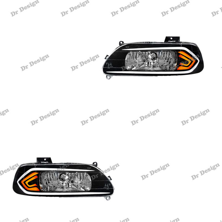 چراغ جلو اسپرت پراید طرح دوج سفید