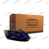 چراغ جلو اسپرت ساینا و کوییک مدرن طرح نایک آبی