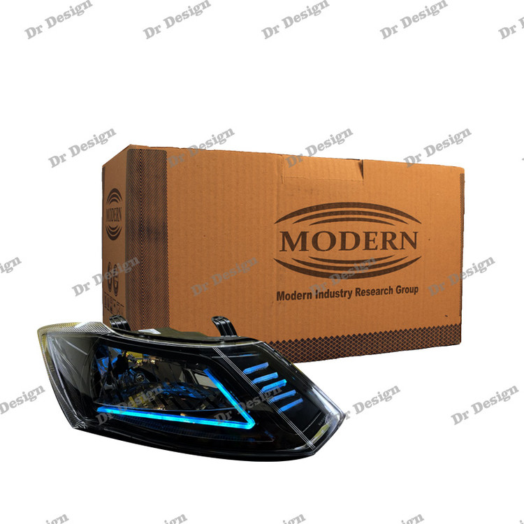 چراغ جلو اسپرت ساینا و کوییک مدرن طرح نایک آیس بلو