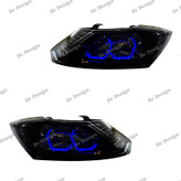 چراغ اسپرت ساینا و کوییک طرح بی ام و آبی