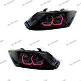 چراغ اسپرت ساینا و کوییک طرح بی ام و صورتی