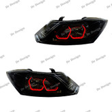 چراغ اسپرت ساینا و کوییک طرح بی ام و قرمز