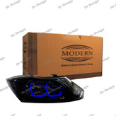 چراغ اسپرت ساینا و کوییک مدرن طرح بی ام و آبی