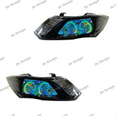 چراغ جلو اسپرت ساینا و کوییک مدل حلقه سه بعدی فولکالر