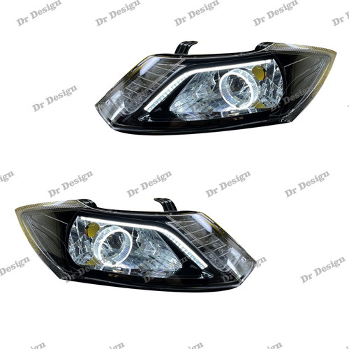 چراغ جلو اسپرت ساینا و کوییک طرح انگری سفید