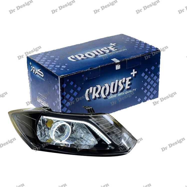 چراغ جلو اسپرت ساینا و کوییک کروز طرح انگری سفید