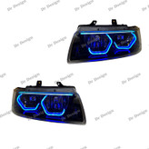 چراغ جلو اسپرت سمند طرح هگزا آبی