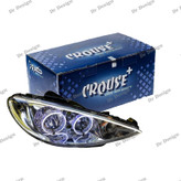 چراغ جلو اسپرت 206 کروز طرح انگری سفید