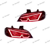 چراغ جلو اسپرت پارس طرح ام قرمز