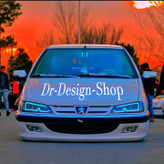 چراغ جلو اسپرت پارس طرح ام آبی یخی