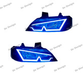 چراغ جلو اسپرت پارس طرح ام آبی یخی