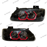 چراغ جلو اسپرت پراید طرح آی 8 قرمز