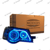 چراغ جلو اسپرت مدرن پراید طرح آبی یخی