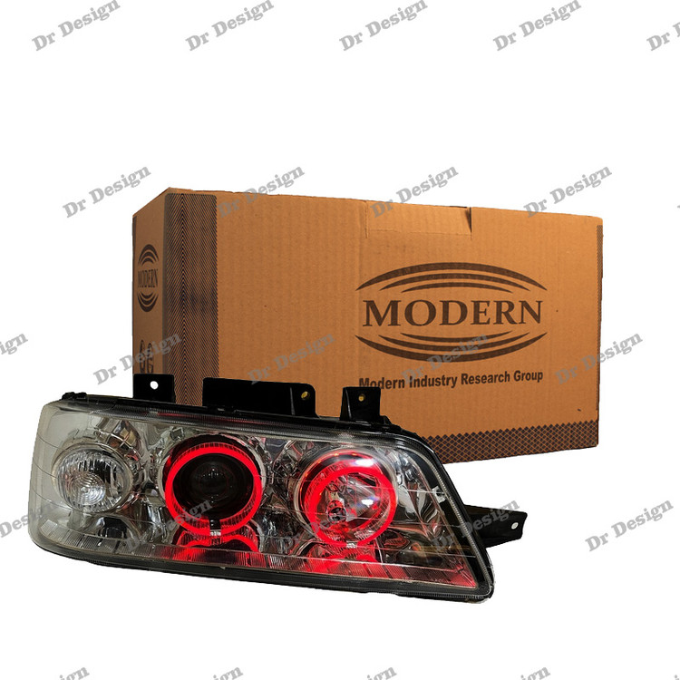 چراغ جلو اسپرت مدرن 405 جفت حلقه قرمز