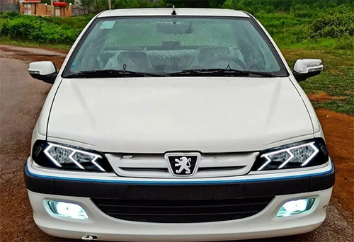 چراغ جلو اسپرت پارس طرح کراب سفید