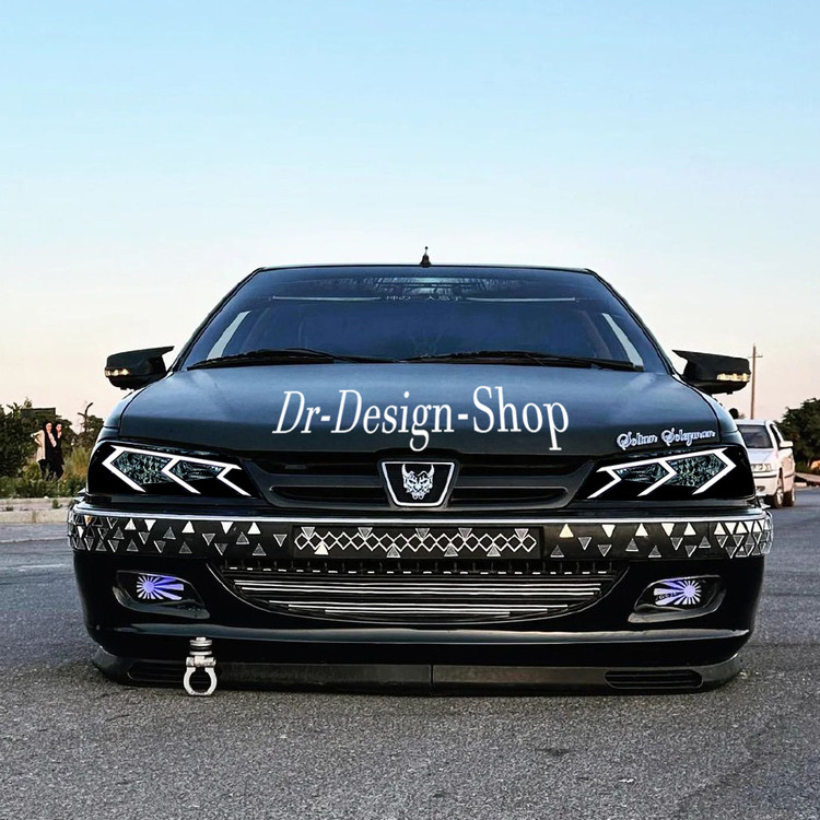 چراغ جلو اسپرت پارس سردار طرح کراب سفید