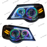 چراغ جلو اسپرت پراید طرح گلس فولکالر دو حالته