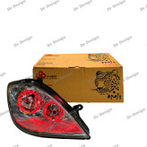 چراغ جلو اسپرت جمع ساز تیبا طرح حلقه گلس سه بعدی قرمز