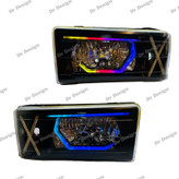 چراغ جلو اسپرت پیکان فولکالر دو حالته داخل مشکی