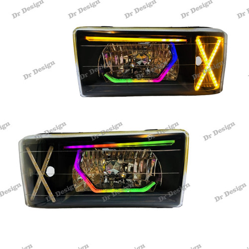 چراغ جلو اسپرت پیکان فولکالر دو حالته داخل مشکی