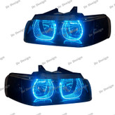 چراغ جلو اسپرت سمند طرح یو آیس بلو داخل مشکی