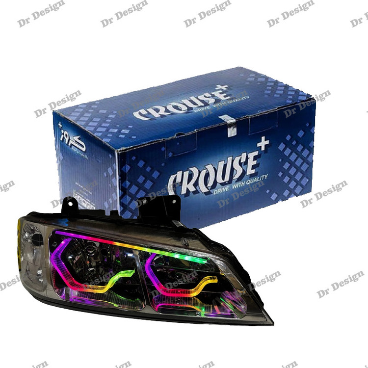 چراغ جلو اسپرت پارس کروز طرح یاکوزا سه بعدی فولکالر دو حالته