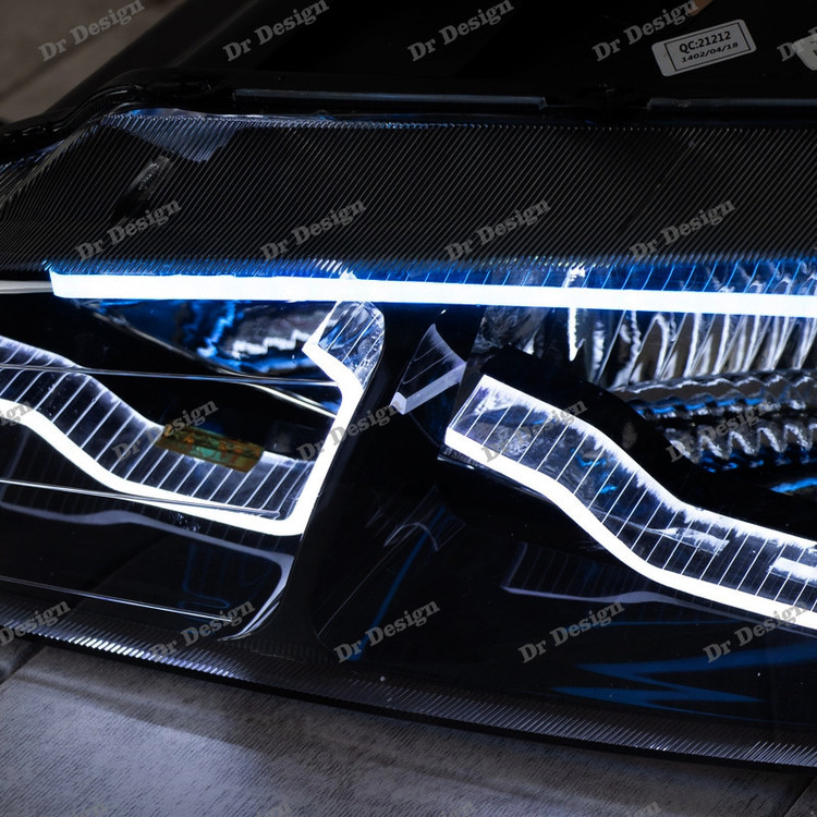 چراغ جلو اسپرت پارس طرح یاکوزا سه بعدی سفید دو حالته