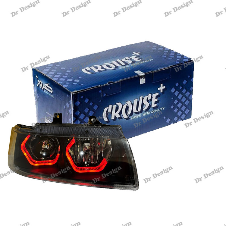 چراغ جلو اسپرت سمند کروز طرح آی 8 قرمز