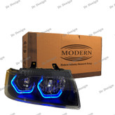 چراغ جلو اسپرت سمند مدرن طرح آی 8 آبی