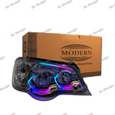 چراغ جلو اسپرت پراید مدرن طرح هگزا سه بعدی فولکالر دو حالته