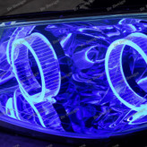 چراغ جلو اسپرت 206 طرح حلقه سه بعدی بنفش