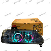 چراغ جلو اسپرت پراید جمع ساز طرح حلقه سه بعدی فولکالر