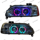 چراغ جلو اسپرت پراید طرح حلقه سه بعدی فولکالر