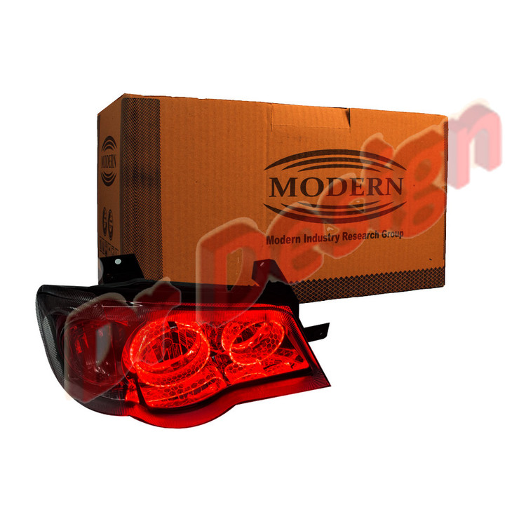 چراغ جلو اسپرت پراید مدرن 132 و 111 طرح گلس زنبوری قرمز