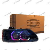 چراغ جلو اسپرت پراید مدرن طرح آی 8 فولکالر